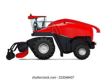 Combine Harvester Isolated