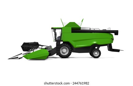 Combine Harvester Isolated