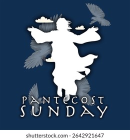 Come Holy Spirit, Pentecost Sunday, Prayers, Dove with Flame, Jesus Prayers Wallpaper, Poster, Backdrop Templates