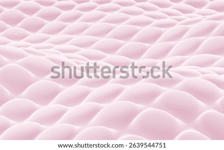 Comfortable and soft mattress background, 3d rendering. 3d illustration.