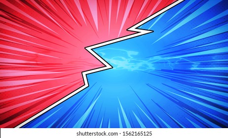 Comic Book Action Layout Background Power Stock Vector (Royalty Free ...