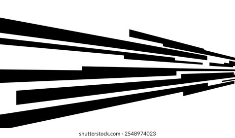 Comic book speed lines isolated on white background stripe effect style for manga speed frame, superhero action, explosion background. Motion line effect, pop
