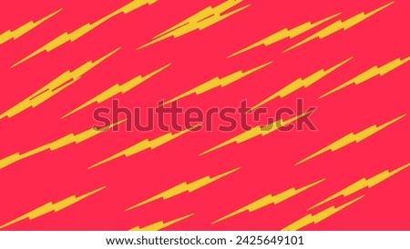 comic book speed red and yellow color lines isolatet on background Stripe and radial effect style for manga speed frame, super Hero action, sxplosion background. motion line effect, pop art.