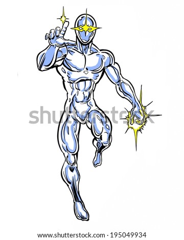 comic book super hero cosmic star character 