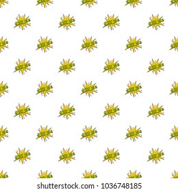 Comic boom thwack pattern seamless in flat style for any design
