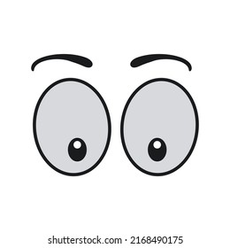 Comic Eye Cartoon Illustration Expression Character Stock Illustration ...