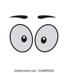 Comic Eye Cartoon Illustration Expression Character Stock Illustration ...