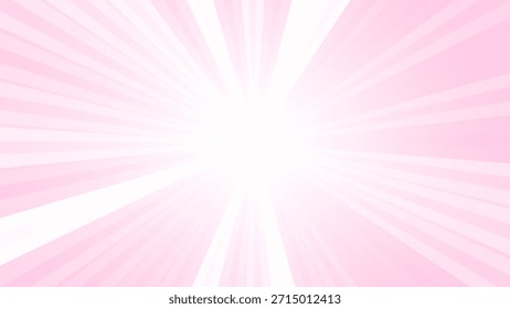 Efecto rayos sol rosa