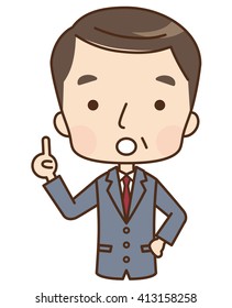 Comic Style Business Man Stock Illustration 413158231 | Shutterstock