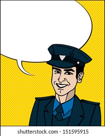 Comic Style Pop Art Drawing Police: ภาพประกอบสต็อก 151595915 | Shutterstock