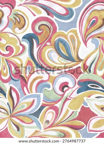 comimage vectorpaisley patchwork pattern on-textures background