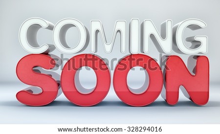 Coming soon text background concept