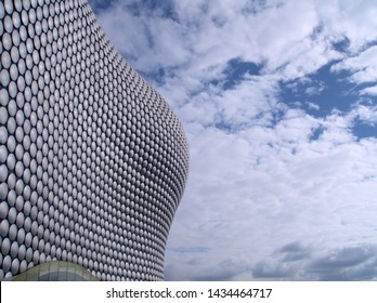 Commercial Image. Birmingham Uk. Bull Ring And Selfridges. Blue Sky