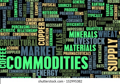 Commodities Trading On A Global Scale As Concept