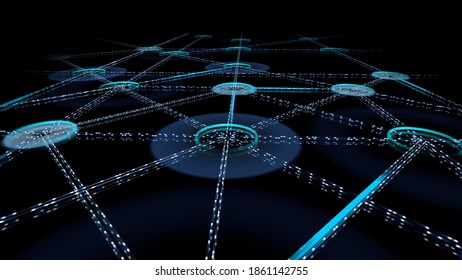 Communication Network Technology City Digital Data information Business background