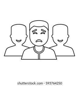 Similar Images, Stock Photos & Vectors of People group icon. Simple