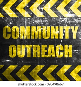 Community Outreach Sign