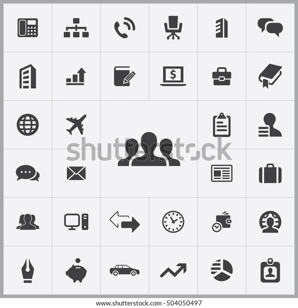 company icons\
universal set for web and\
mobile\

