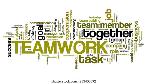 629 Team building word collage Images, Stock Photos & Vectors ...