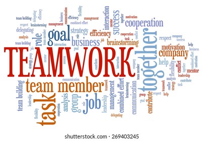 Company Teamwork Issues Concepts Word Cloud Stock Illustration ...