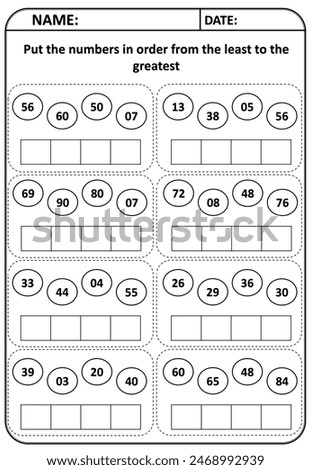 comparing numbers to 100 less than grater than place value spring theme worksheets 
