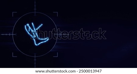 Similar – Image, Stock Photo Painful varicose and spider veins on womans legs, who is active at home. Two active seniors in the background. Vascular disease, varicose veins problems, active life concept.