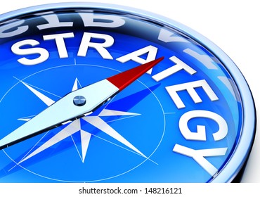 Compass With Strategy Icon