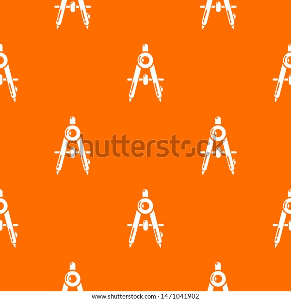 Compasses\
school pattern orange for any web design\
best