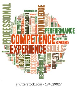 Competence Word Cloud Stock Illustration 174329027 | Shutterstock