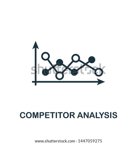Competitor Analysis icon. Creative element design from business strategy icons collection. Pixel perfect Competitor Analysis icon for web design, apps, software, print usage.