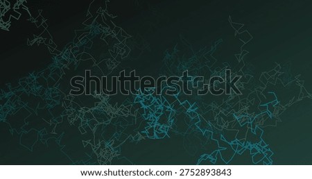 Complex abstract pattern of interconnected geometric lines and shapes, suggesting intricate systems or connections. Modern tech background, science, digital structure.