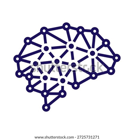 A complex network diagram resembling a brain map, showcasing interconnected nodes and lines