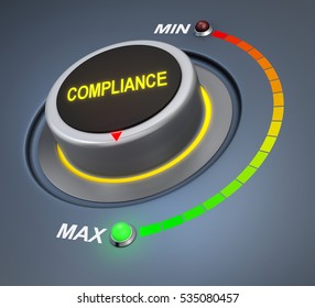 compliance button position 3d rendering