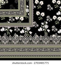 compose digital design and seamless patterns
