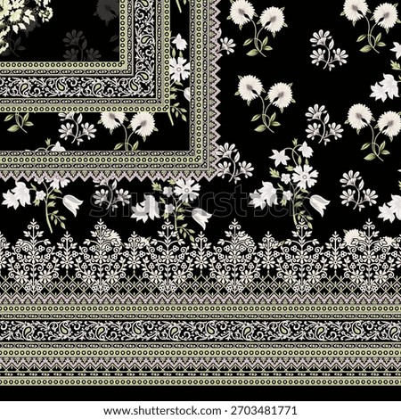 compose digital design and seamless patterns
