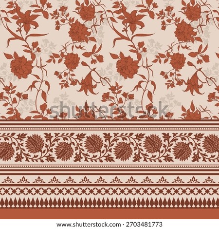 compose digital design and seamless patterns