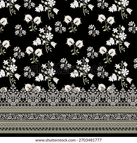 compose digital design and seamless patterns