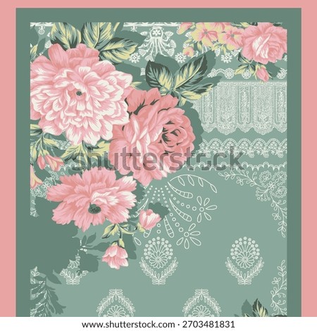 compose digital design and seamless patterns