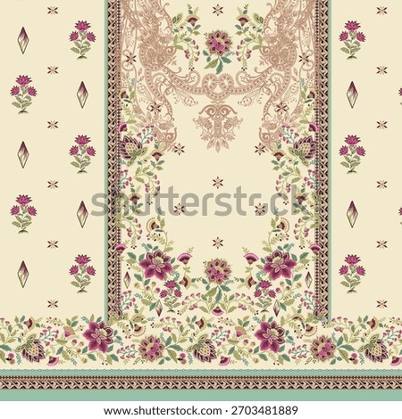 compose digital design and seamless patterns
