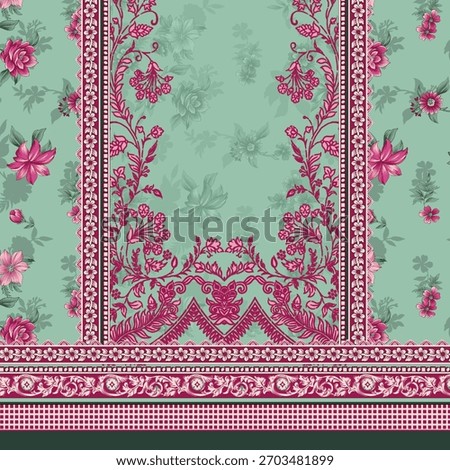 compose digital design and seamless patterns