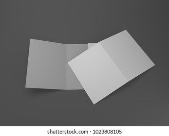 Composition Folders Top View 3d Rendering Stock Illustration 1023808105 ...