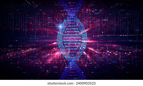 Computational Biology - The Study of Biological Systems Through Computational Techniques and Modeling - Conceptual Illustration