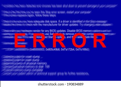 Computer Blue Screen Of Death