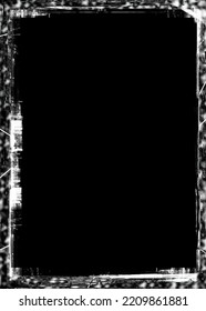 Computer Designed Highly Detailed Grunge Frame With Space For Your Text Or Image. Great Grunge Layer For Your Projects.