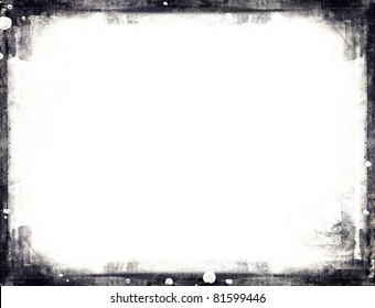 Computer Designed Highly Detailed Grunge Frame  With Space For Your Text Or Image. Great Grunge Layer For Your Projects.