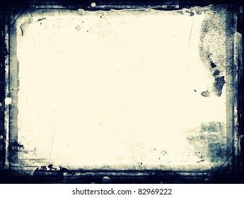 Computer Designed Highly Detailed Grunge Frame  With Space For Your Text Or Image. Great Grunge Layer For Your Projects.