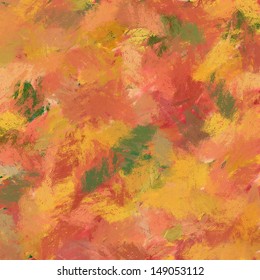 Computer Designed Impressionist Style Vintage Texture Or Background