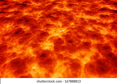 Computer Generated Abstract Background Of Magma Lava