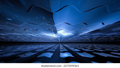 Computer generated abstract tehnology image. Three-dimensional 3D fractal texture
