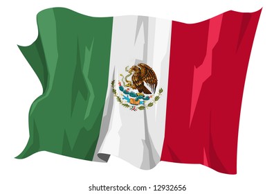 Computer Generated Illustration Flag Mexico Stock Illustration 12932656 ...